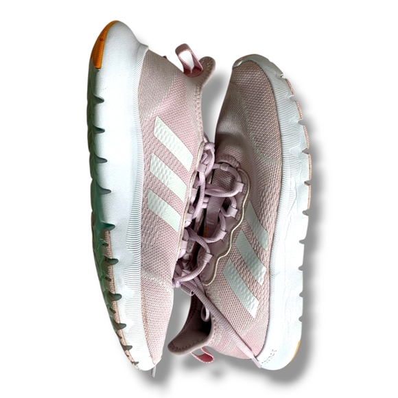 ADIDAS Nario Move Women's Running Sneaker GY8592 Cloud White/Clear Pink Size 9 - Picture 2 of 10